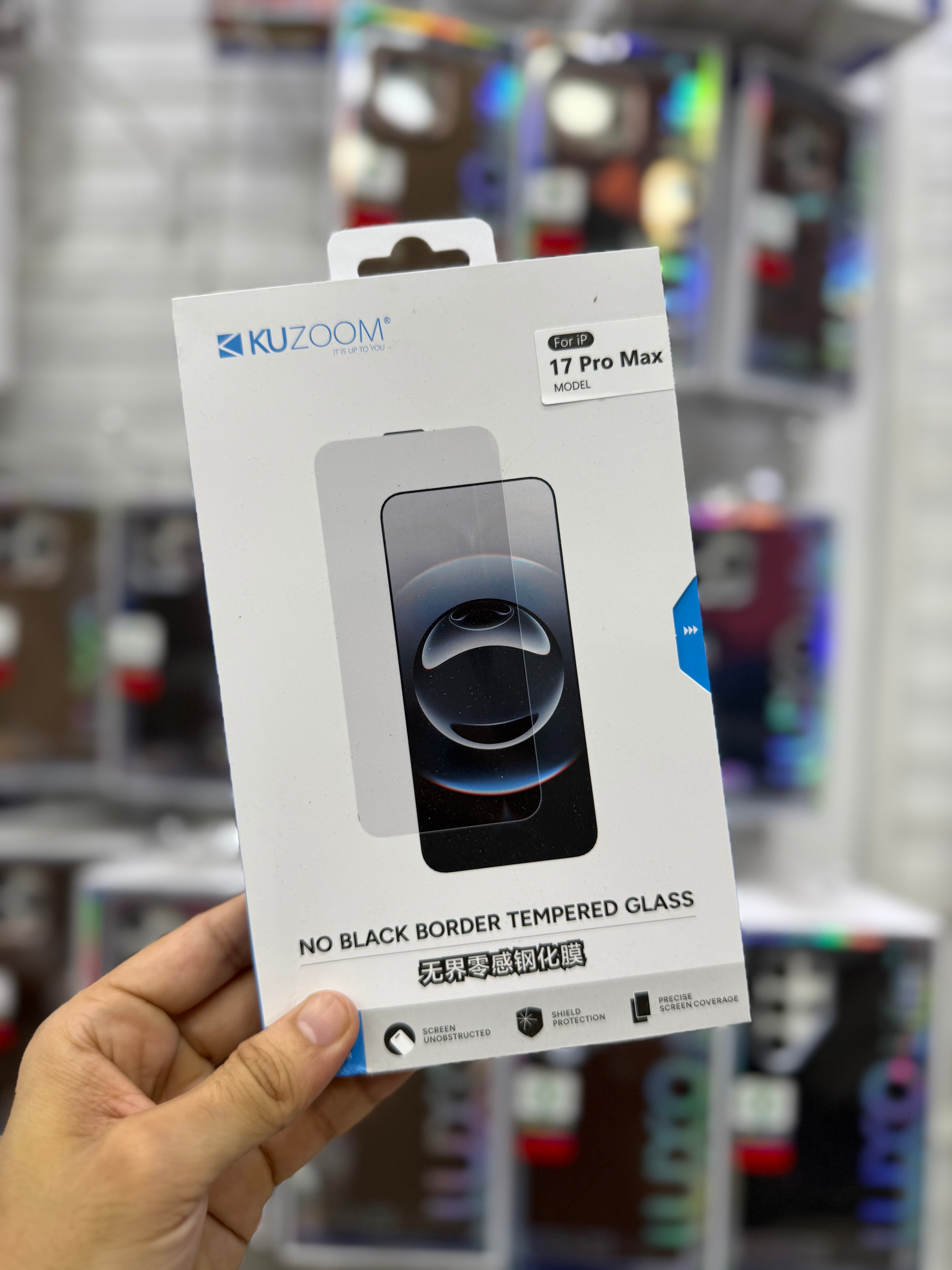 Kuzoom Borderless Clear Screen Protector - 17 Series