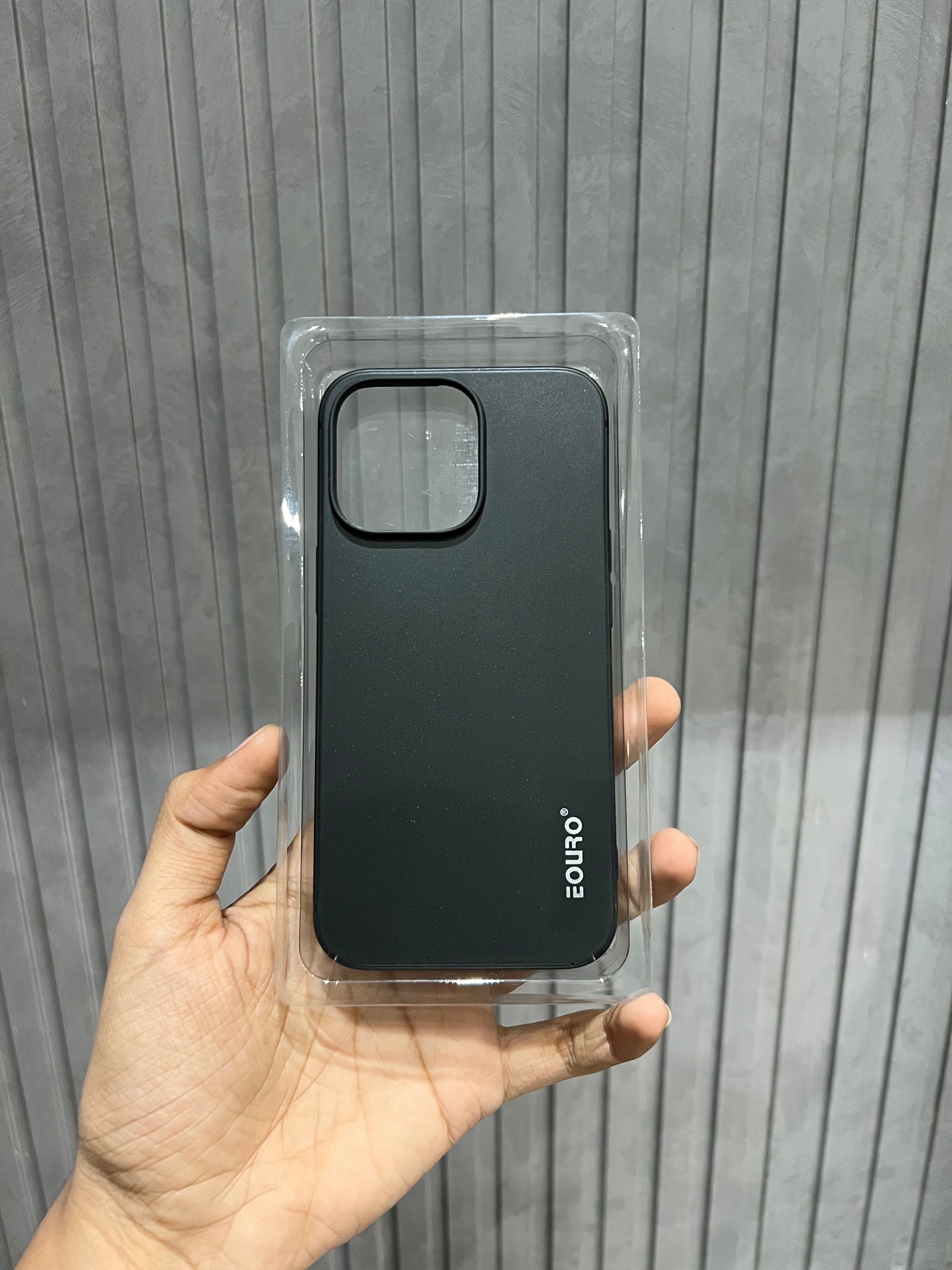 iPhone 13 Pro Max Euro case Black