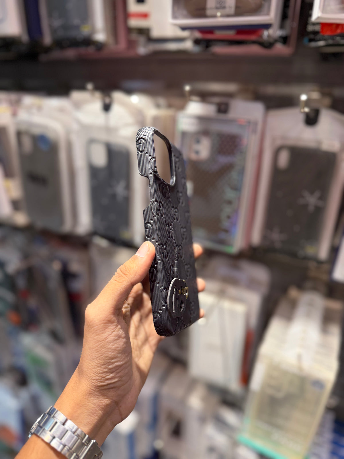 Gucci Embosed Premium Case for iPhone