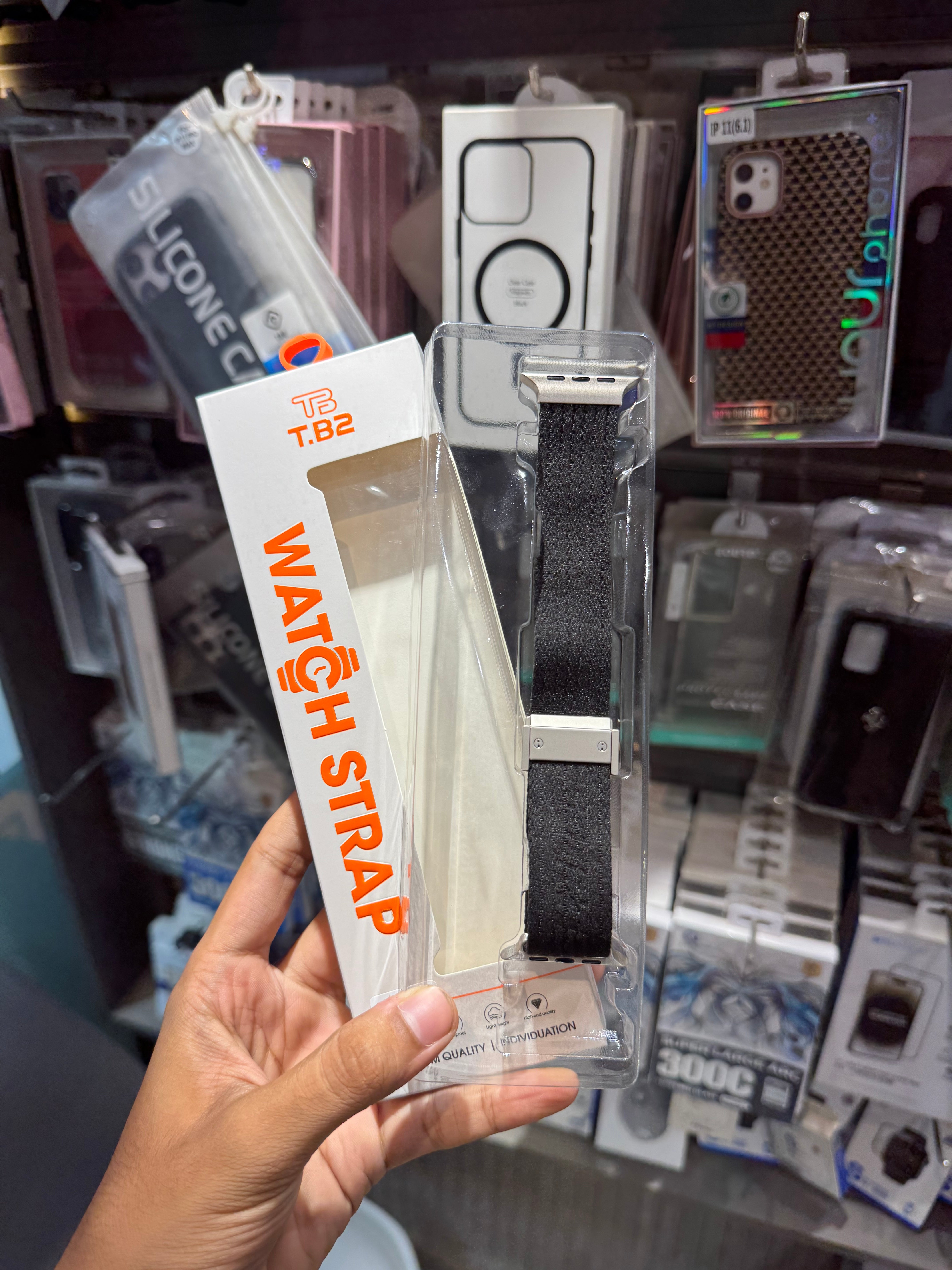 Elastic Nylon Sports Band with Magnegtic Lock Strap for Apple Watch