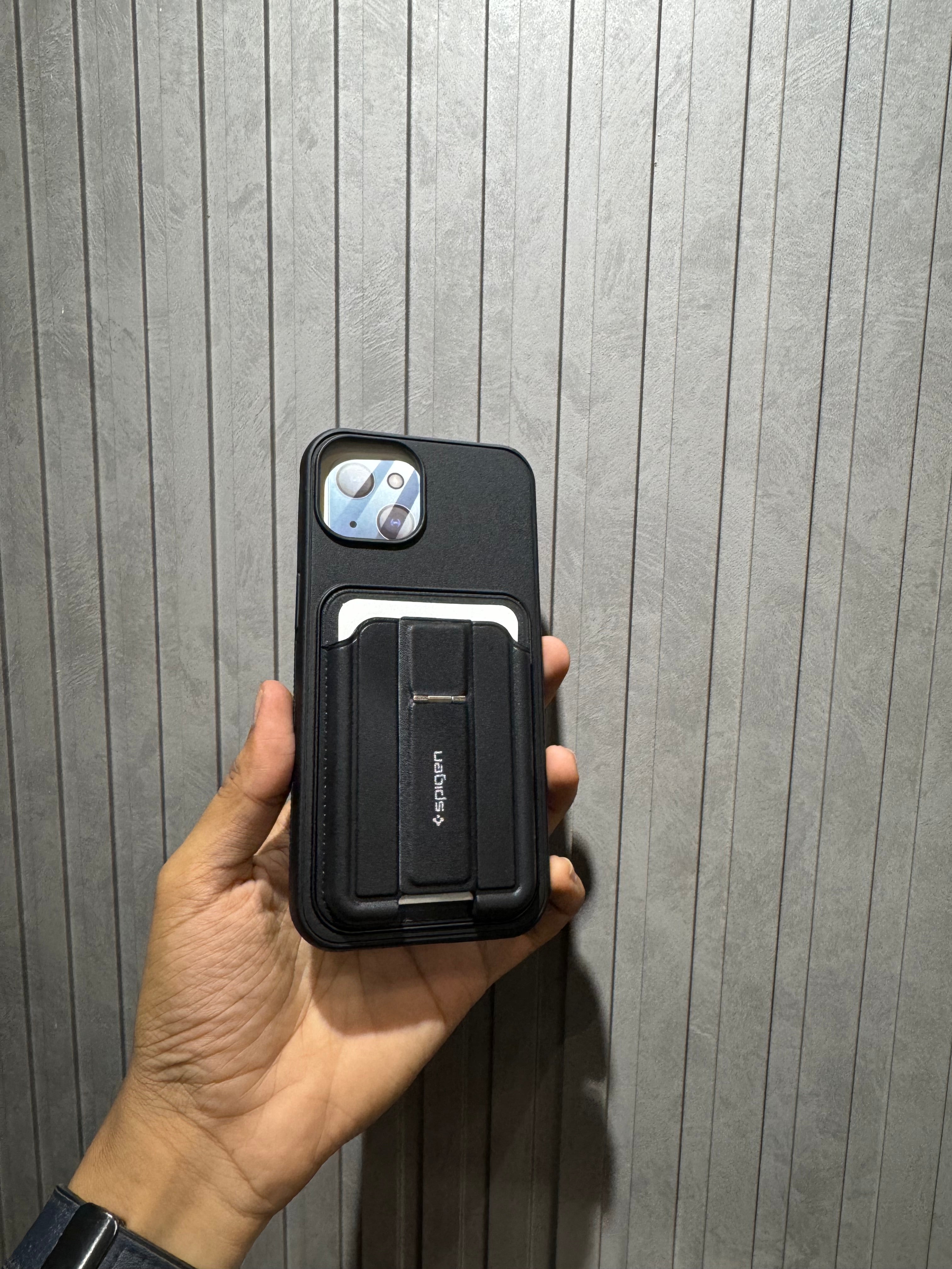 Spigen 3 in 1 Phone Case - Built in Card Holder & Phone Stand Case