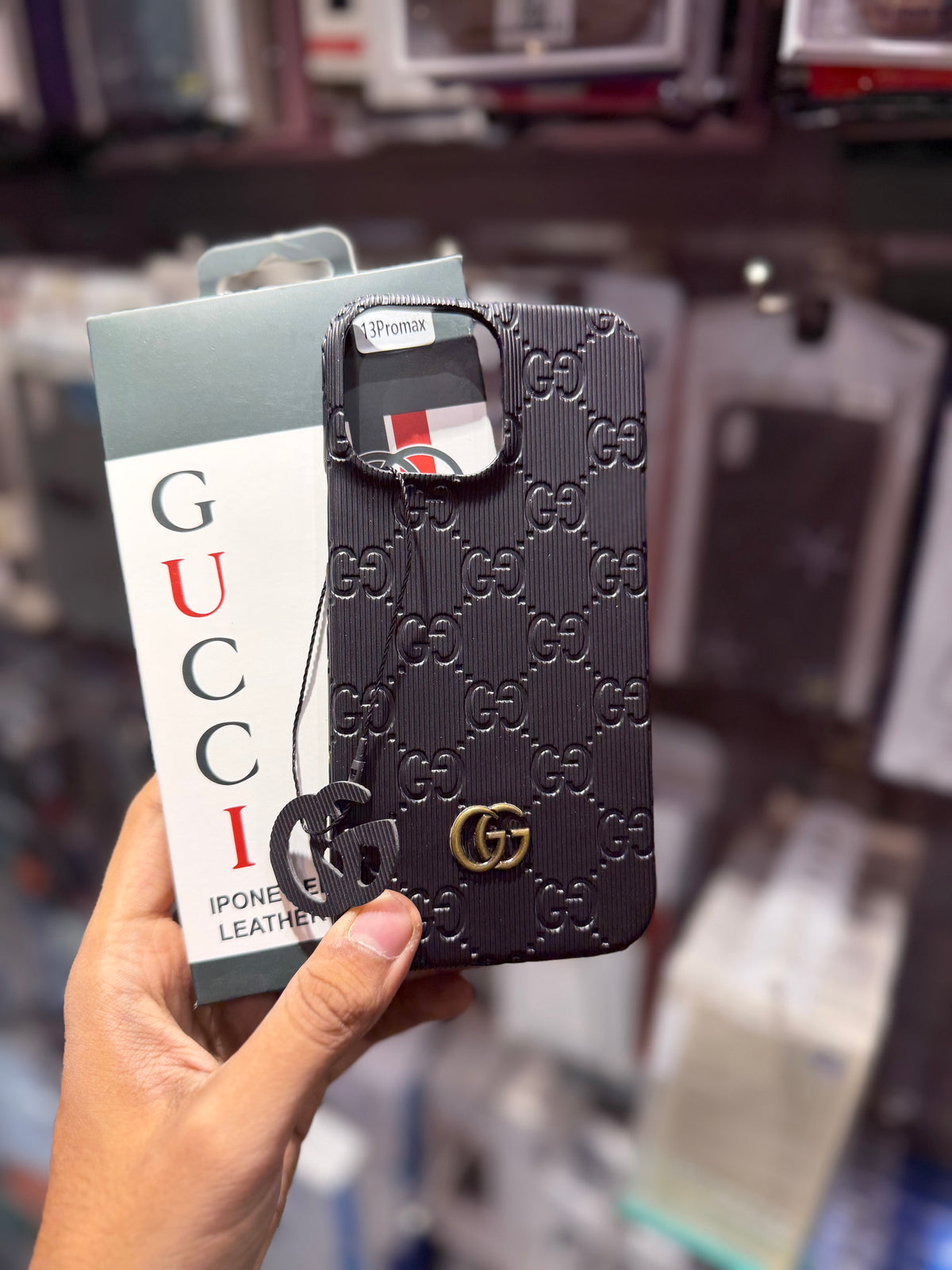 Gucci Embosed Premium Case for iPhone