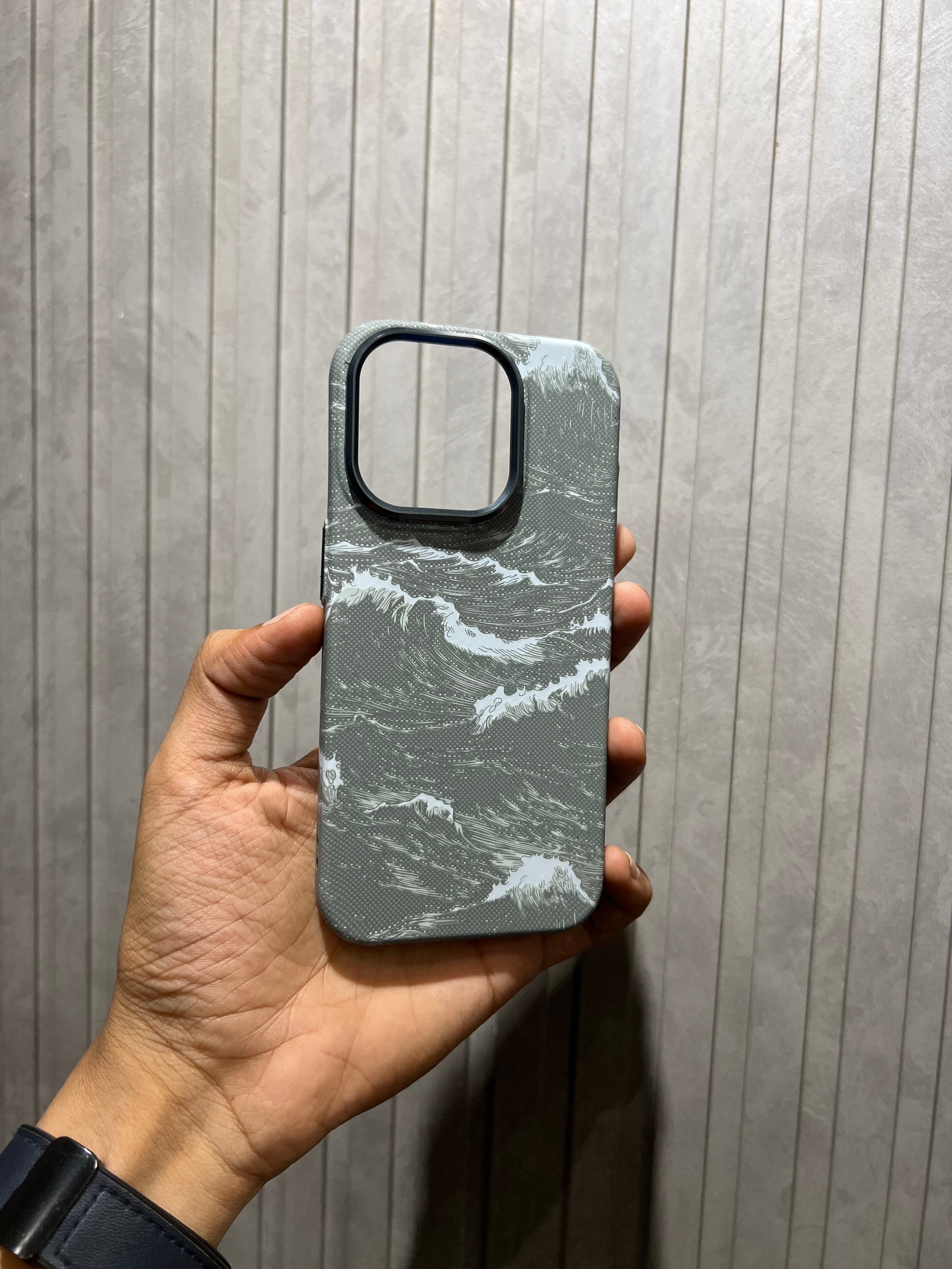 Ocean Wave Carbon case for iPhone