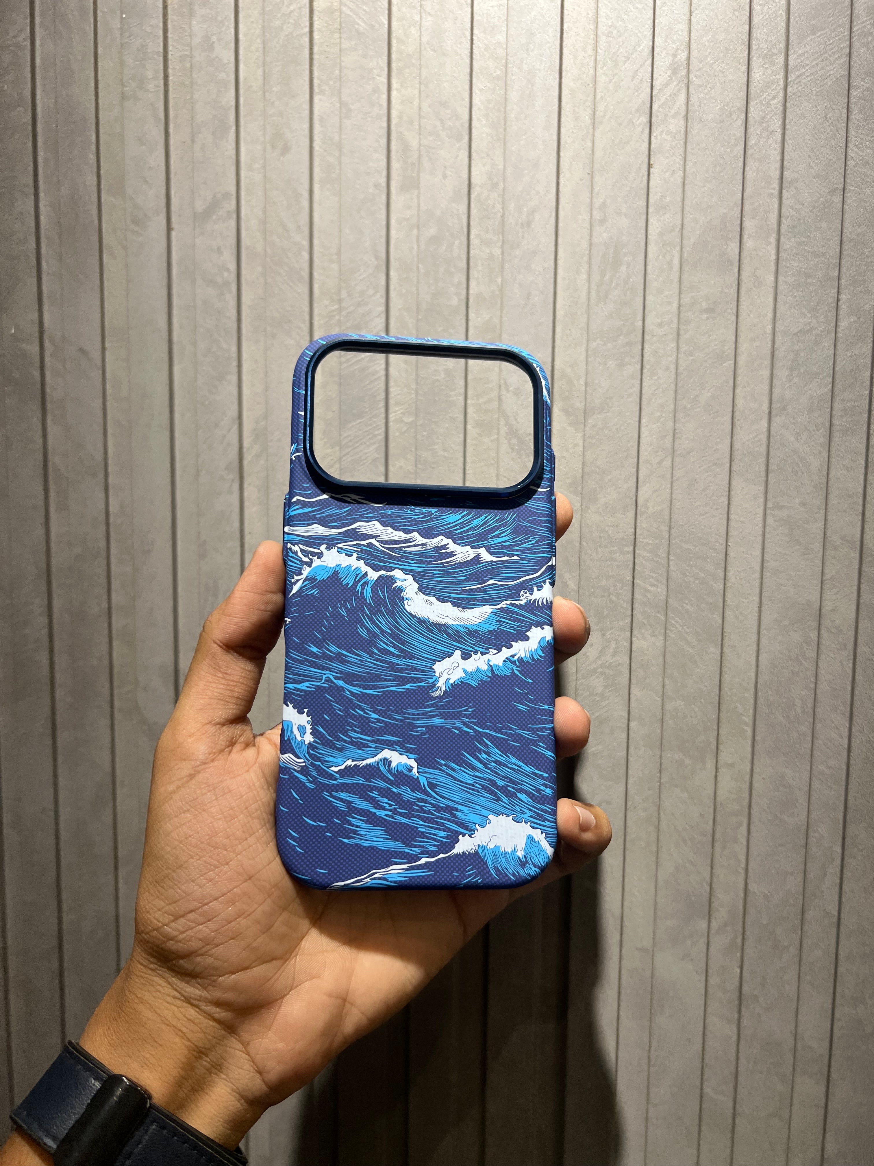 Ocean Wave Carbon case for iPhone