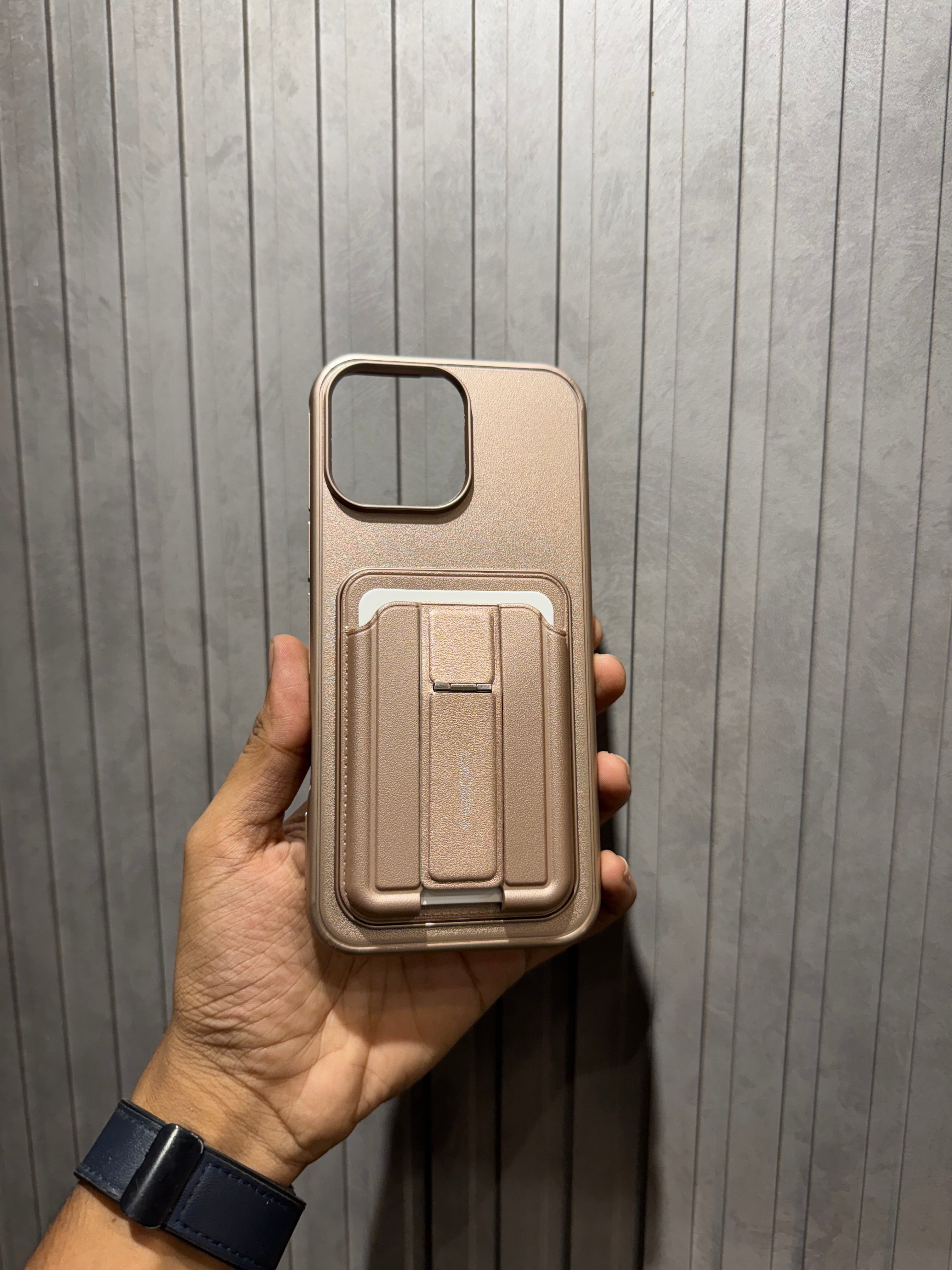 Spigen 3 in 1 Phone Case - Built in Card Holder & Phone Stand Case