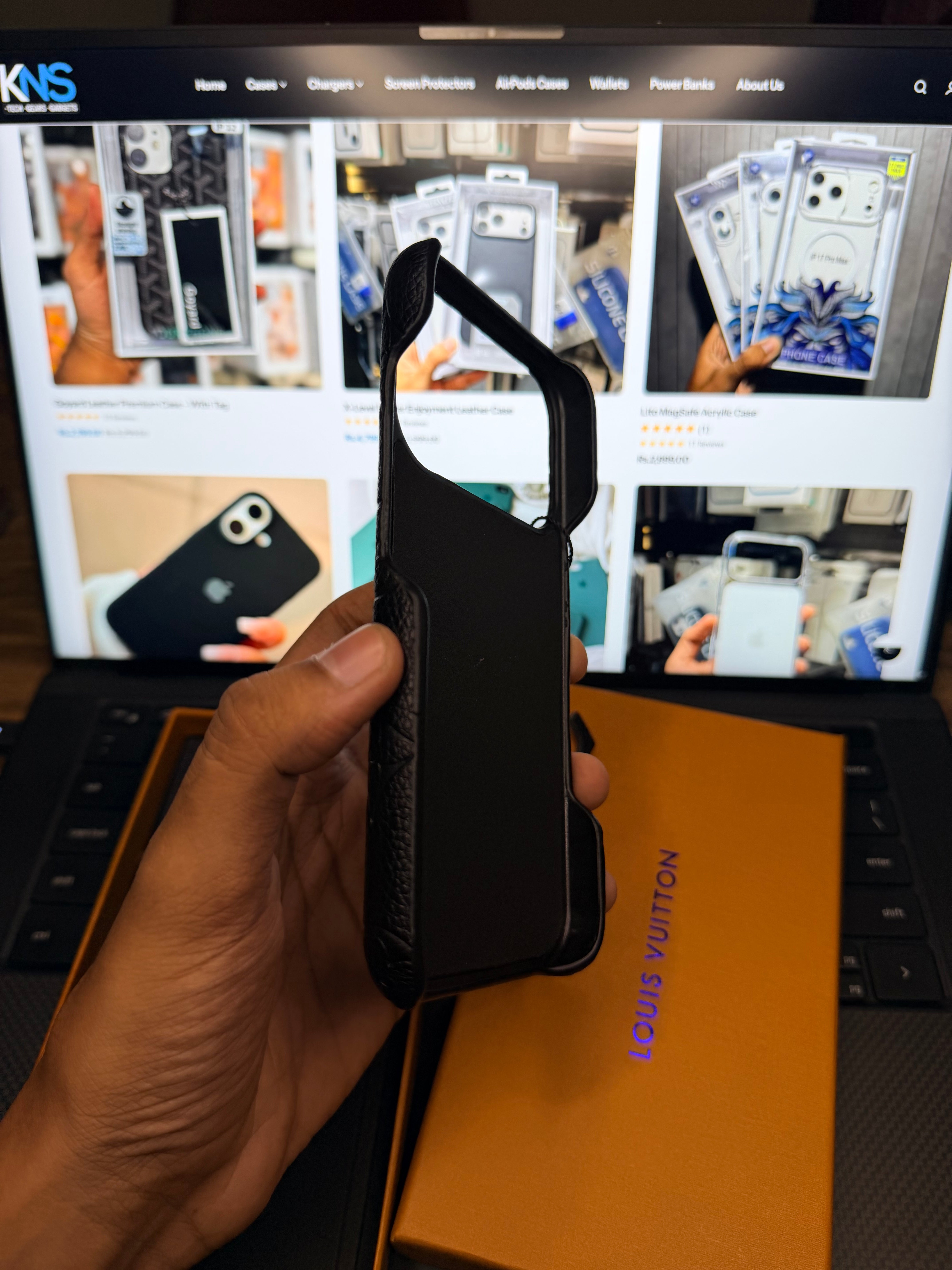 LV  Embosed Premium Case for iPhone