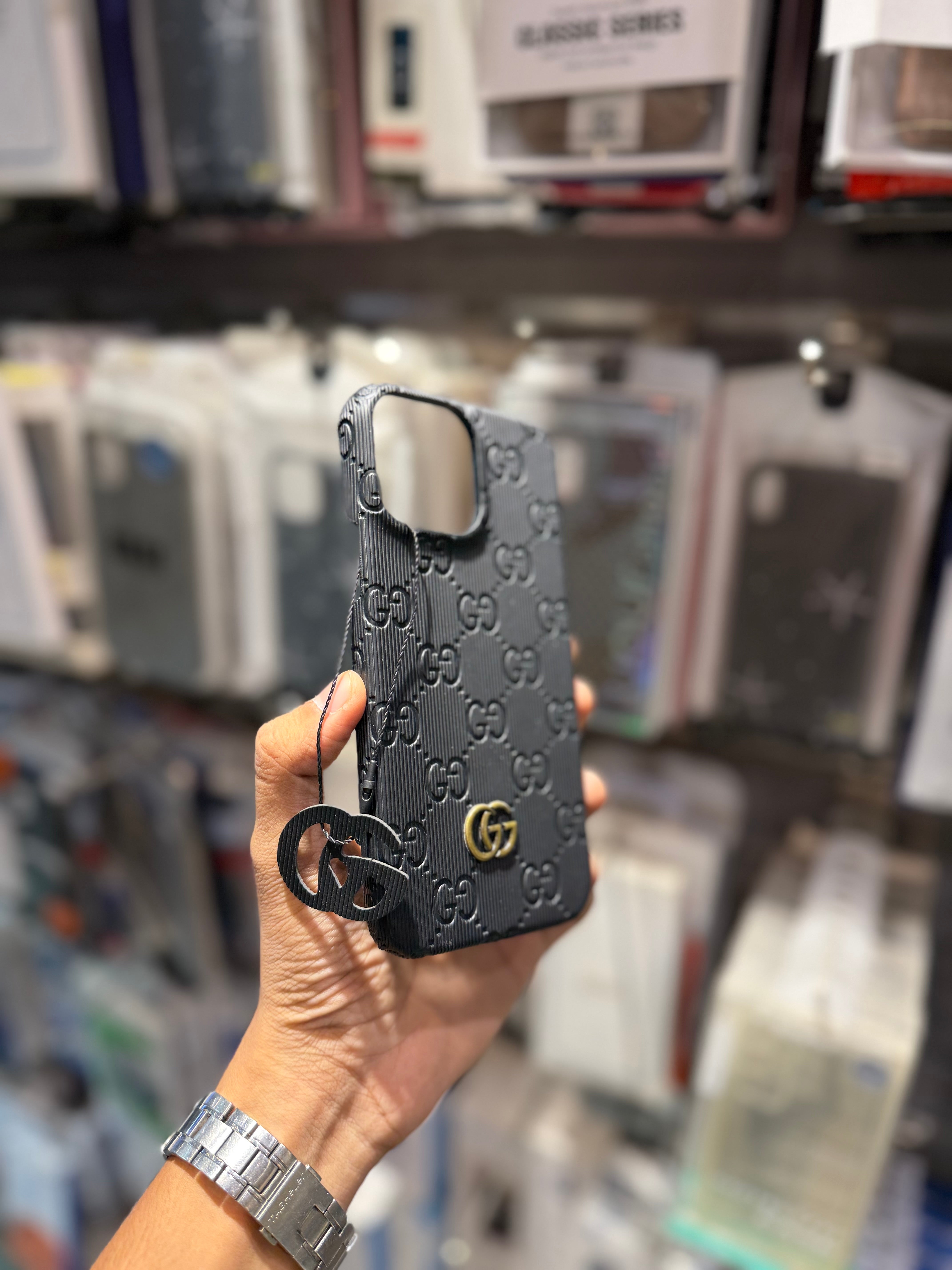 Gucci Embosed Premium Case for iPhone