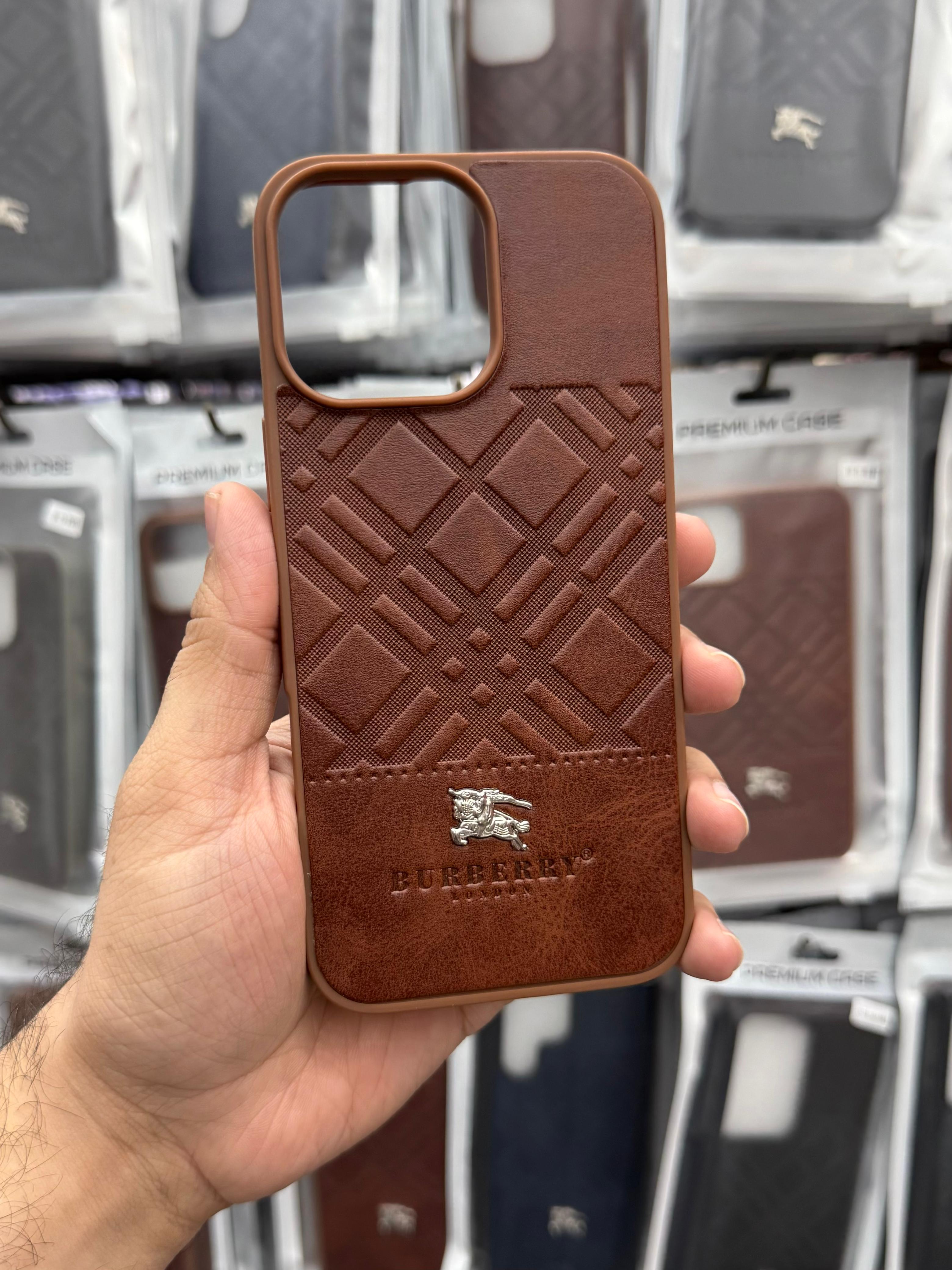 Burburry Leather Case - Classic