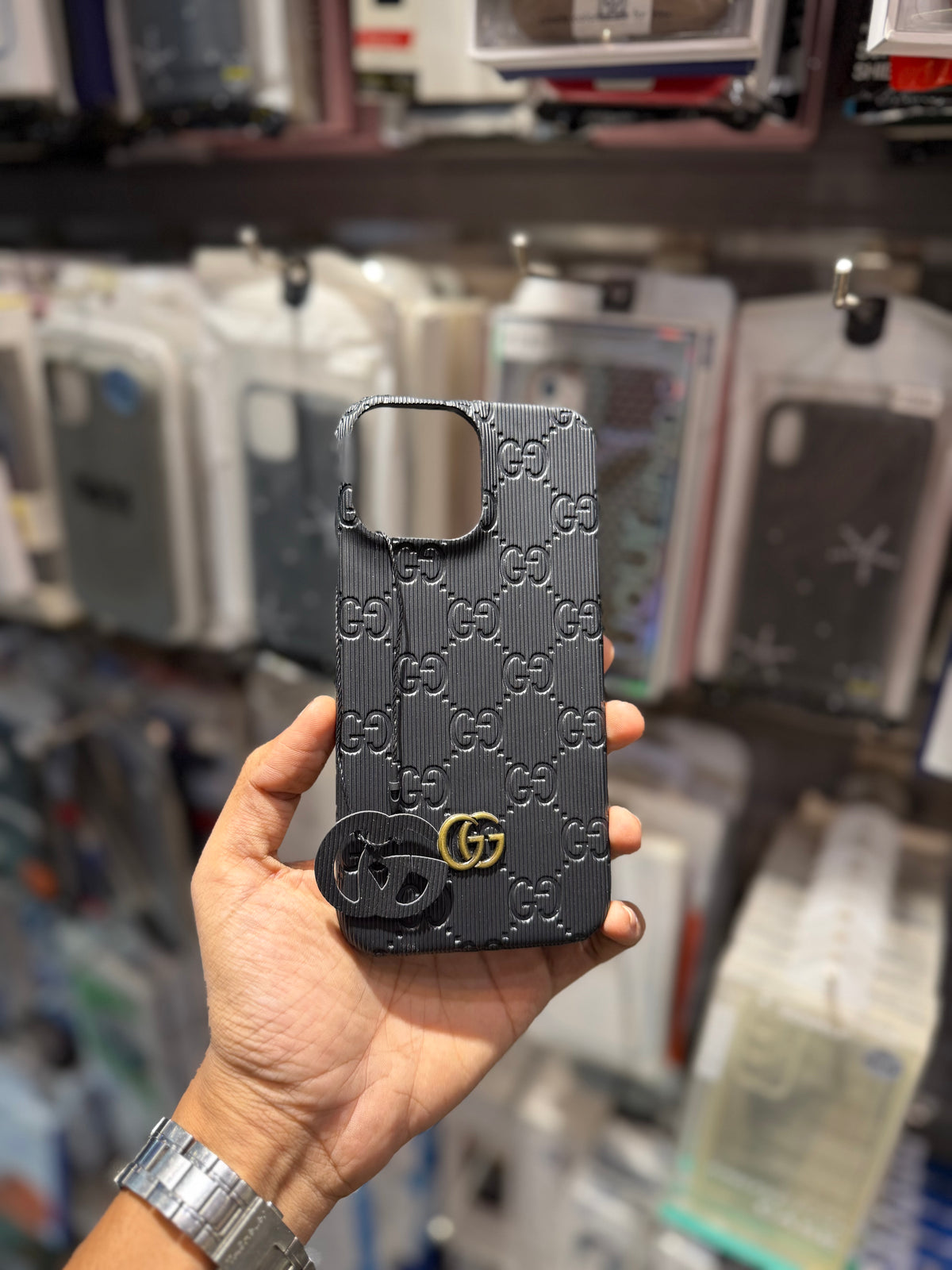 Gucci Embosed Premium Case for iPhone