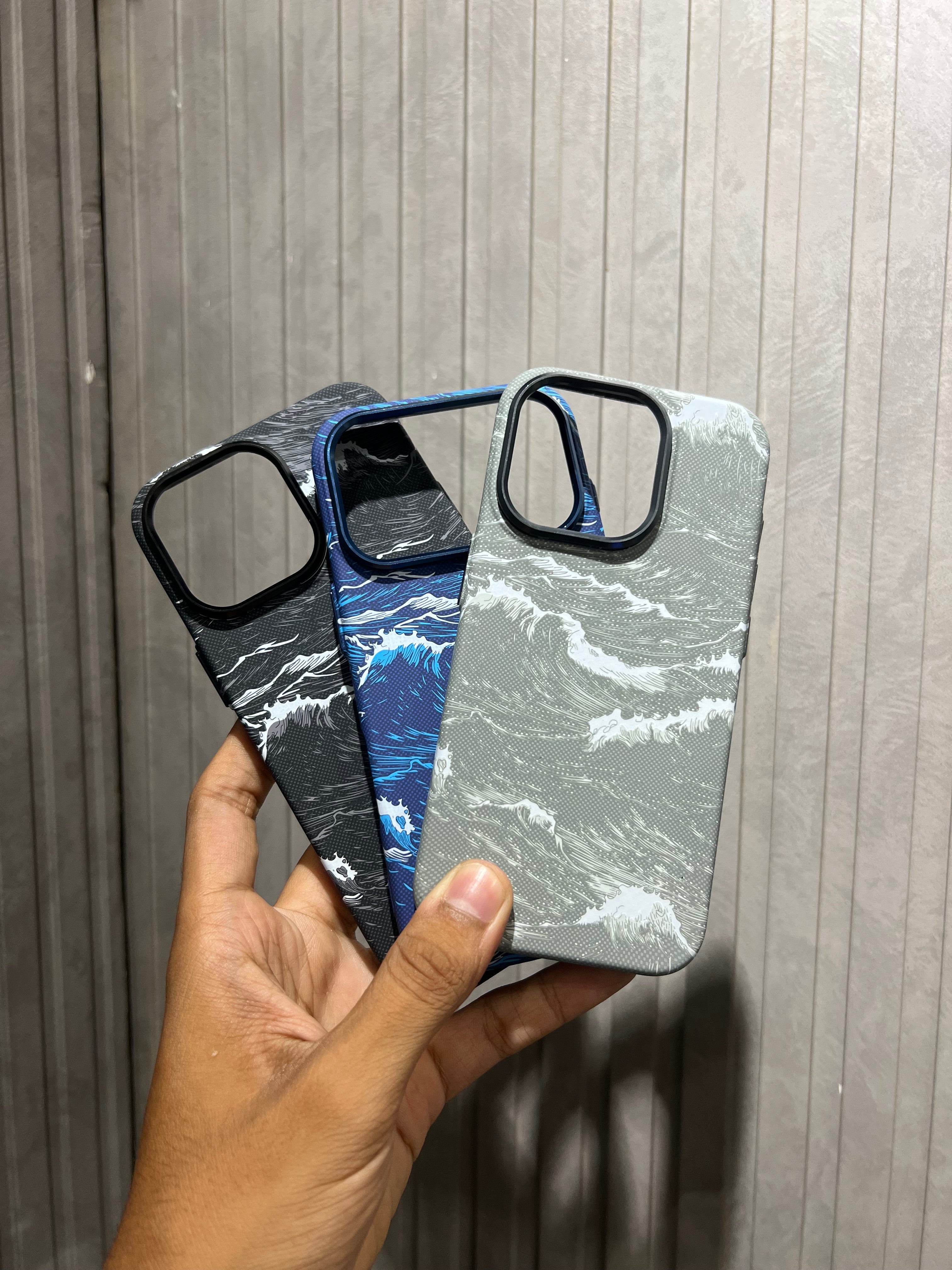 Ocean Wave Carbon case for iPhone