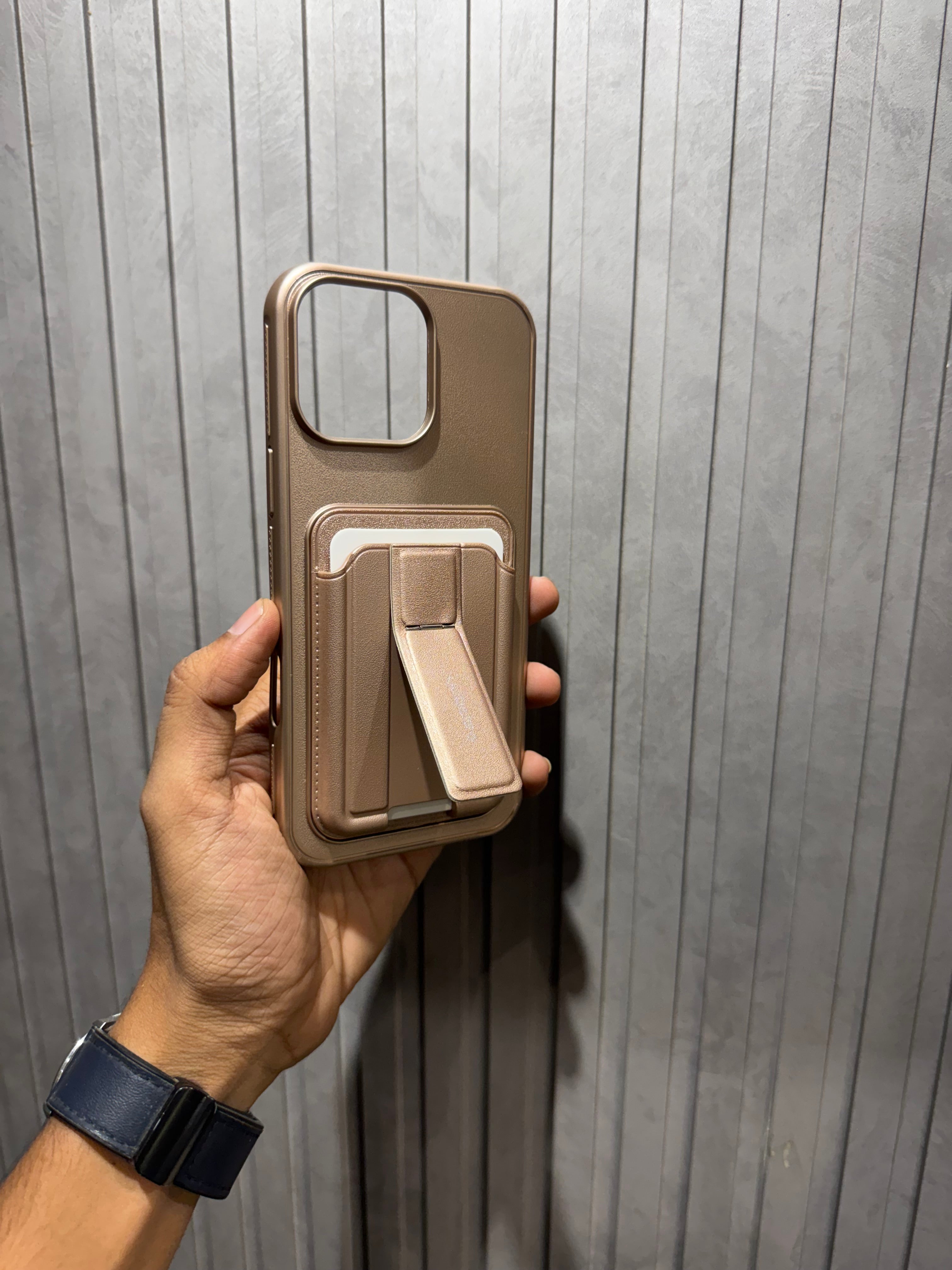 Spigen 3 in 1 Phone Case - Built in Card Holder & Phone Stand Case