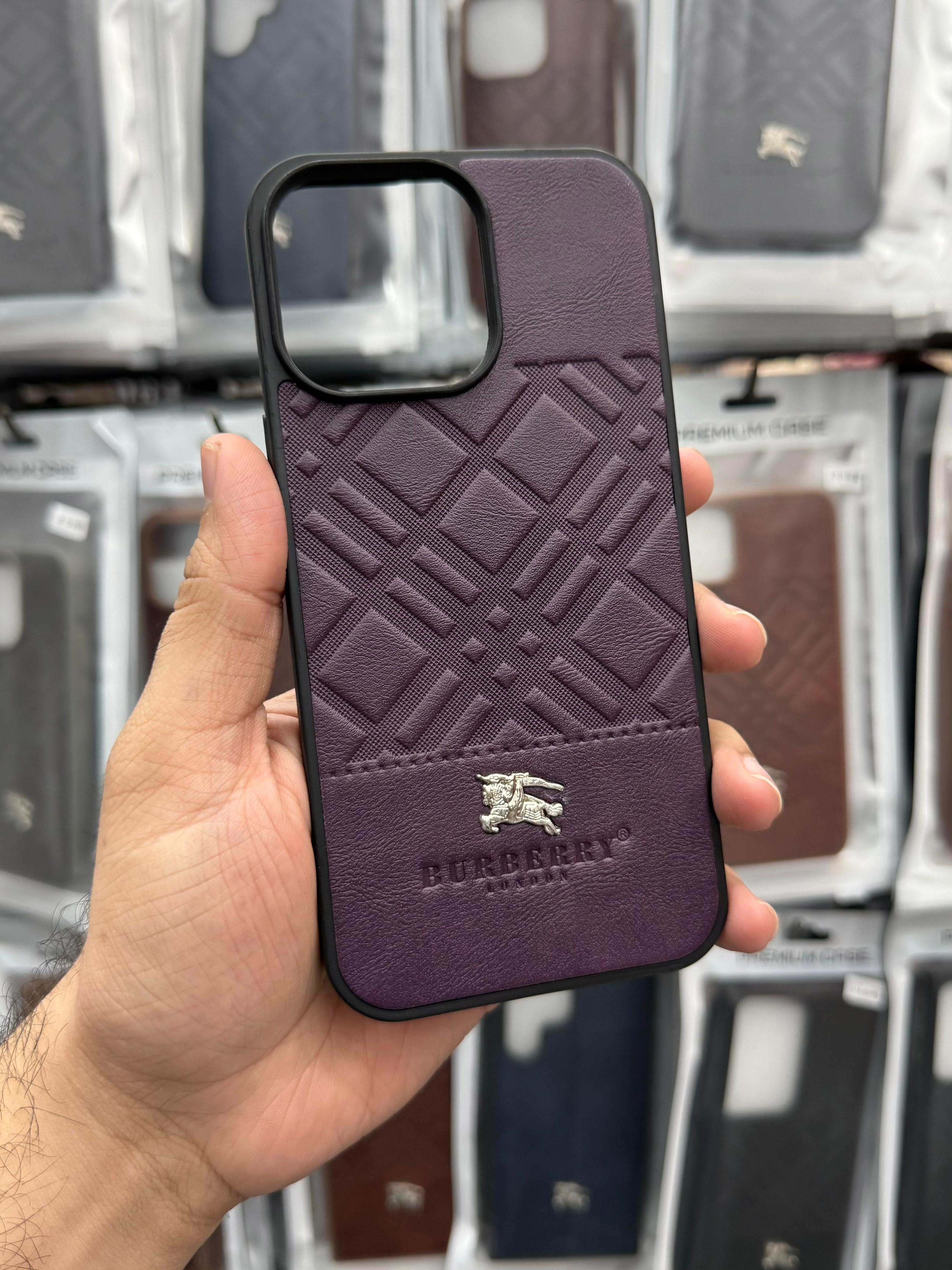 Burburry Leather Case - Classic