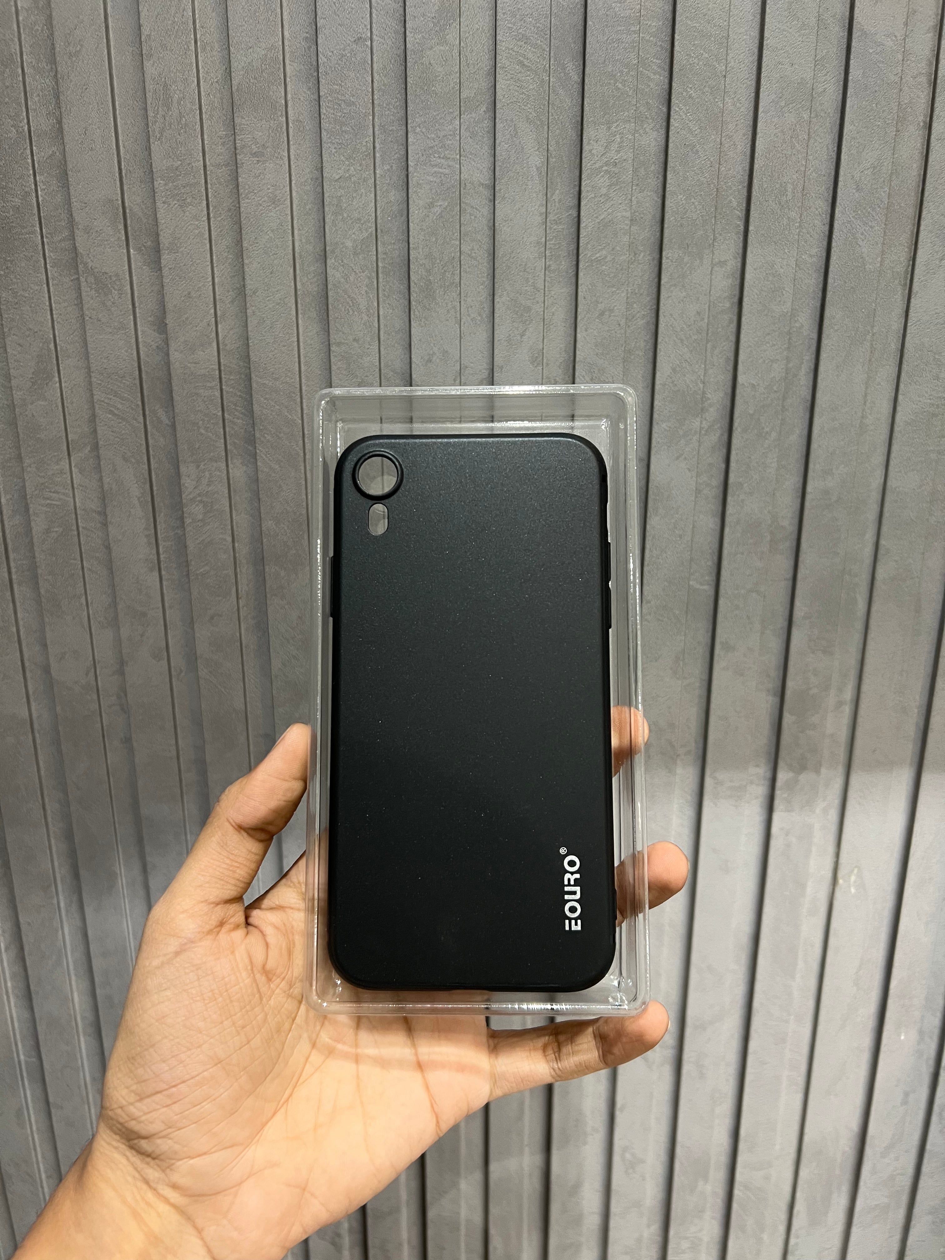 iPhone XR Euro Case Black
