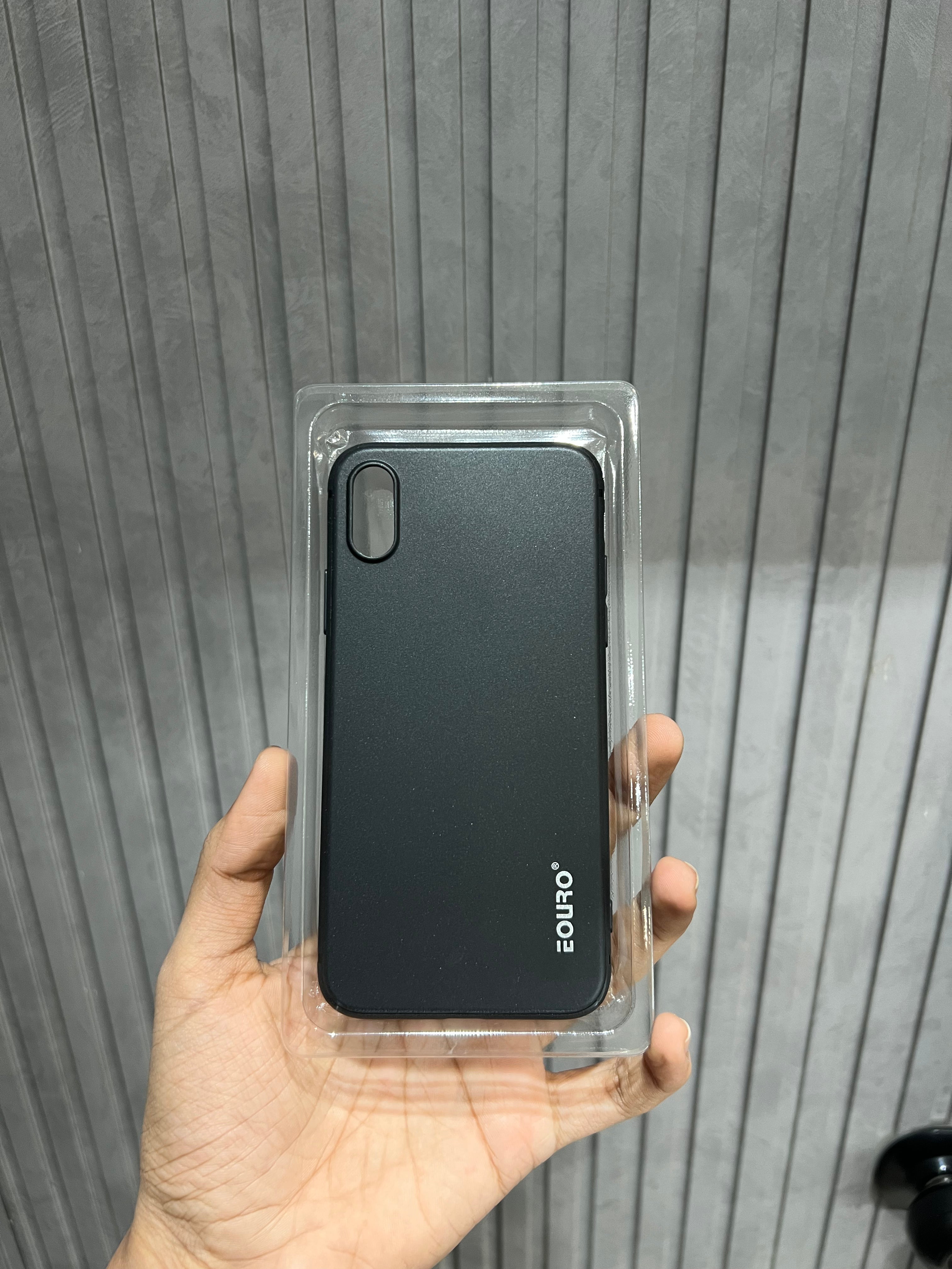 iPhone X Euro Case Black