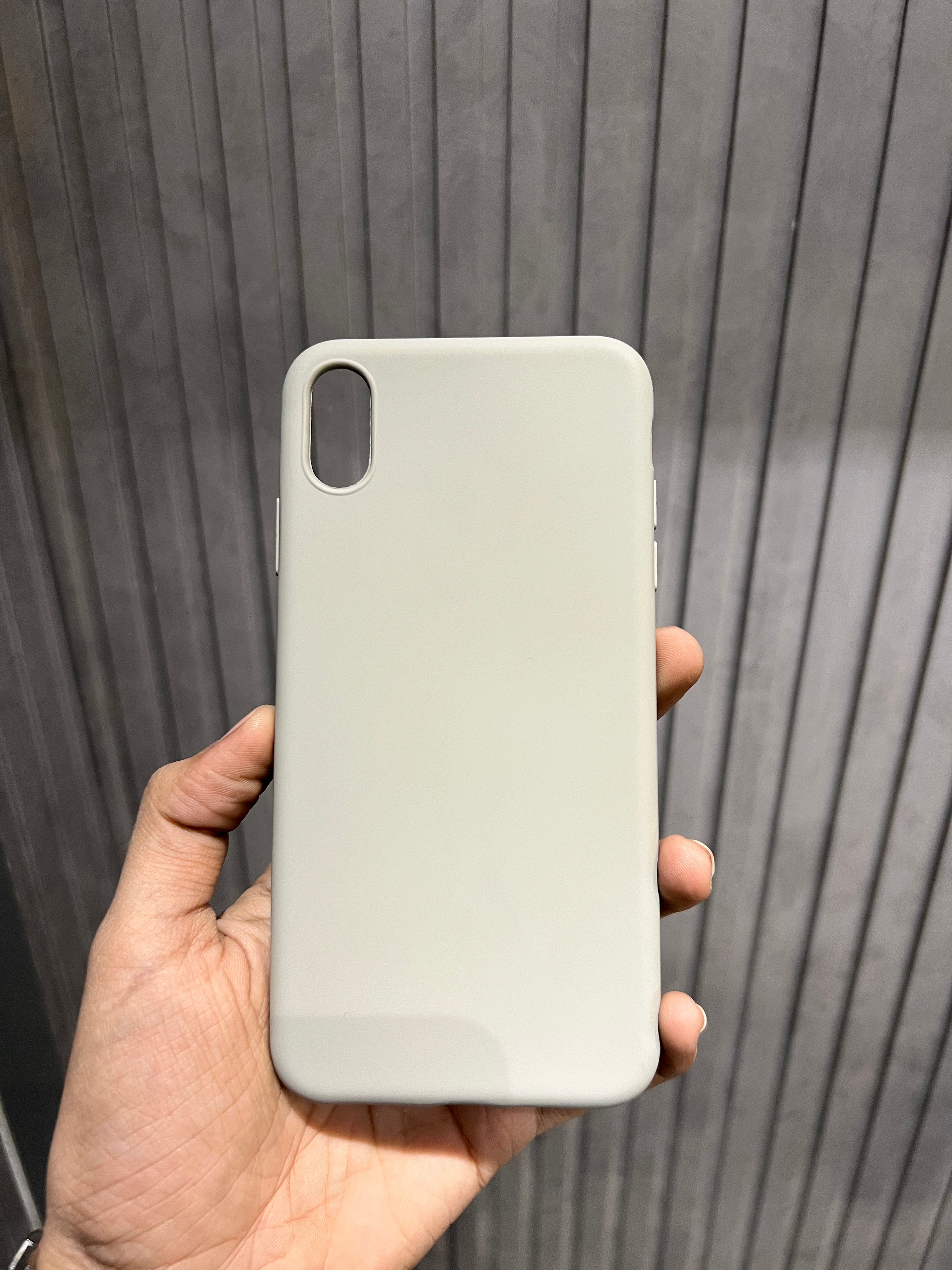 iPhone XS Silicone Slip-in Case - Beige