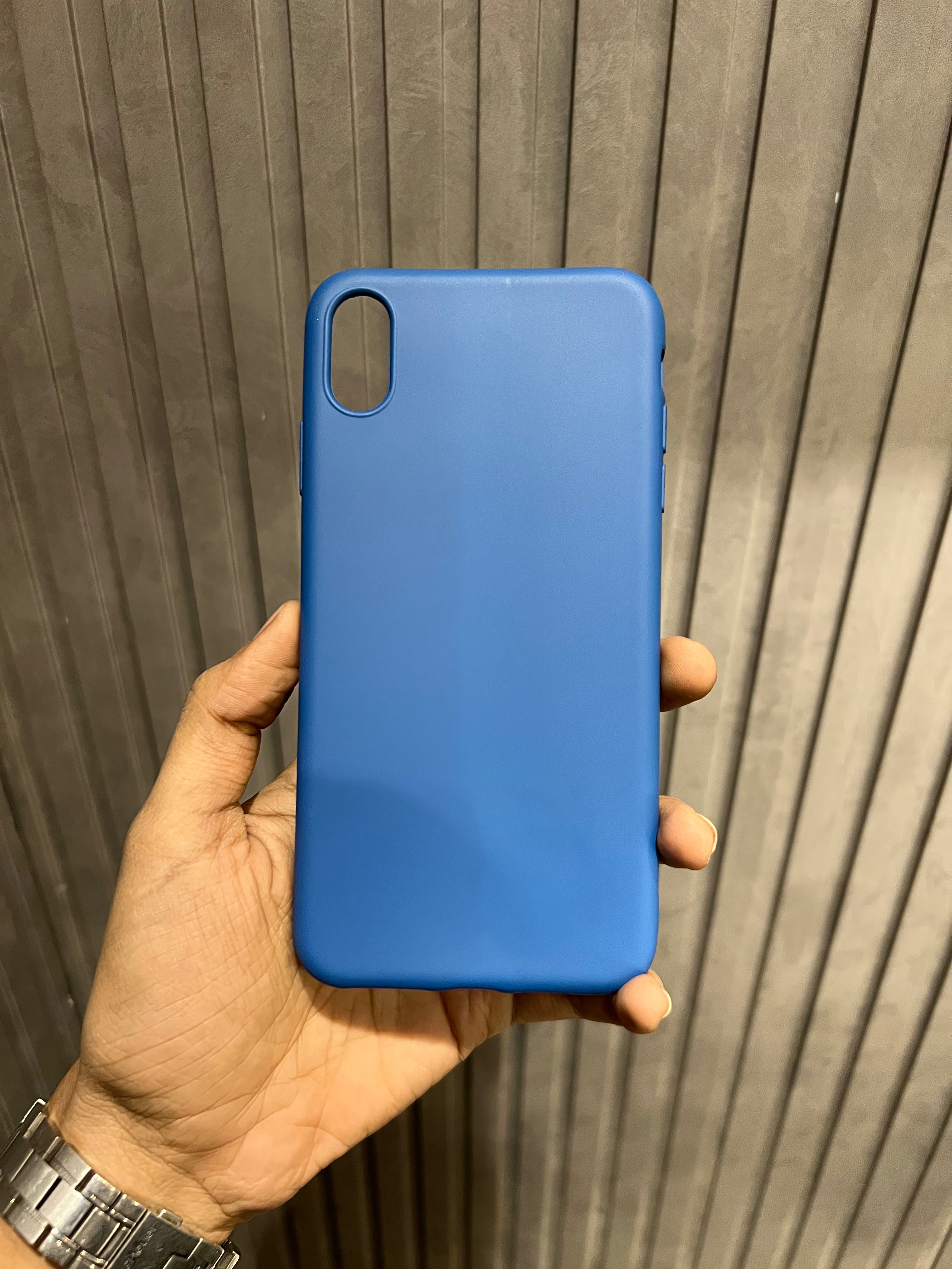 iPhone XS Silicone Slip-in Case - Blue