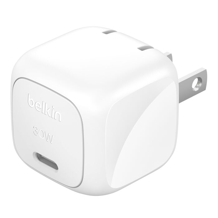 Belkin Boost Charge Compact USB-C Wall Charger (30W) – Fast, Safe, Travel-Ready