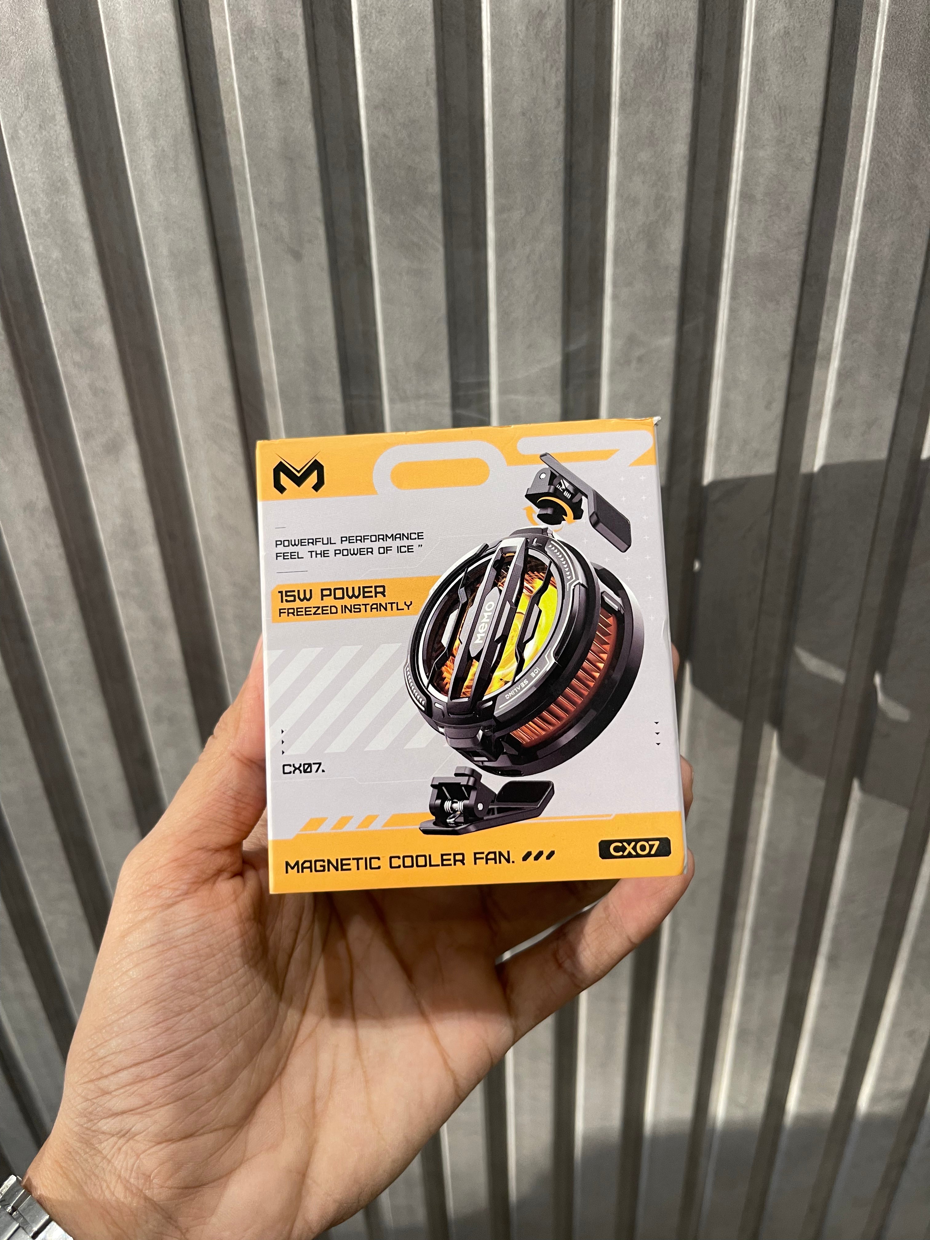 Memo CX07 Magnetic Mobile Cooler Fan – 15W True Icing Performance