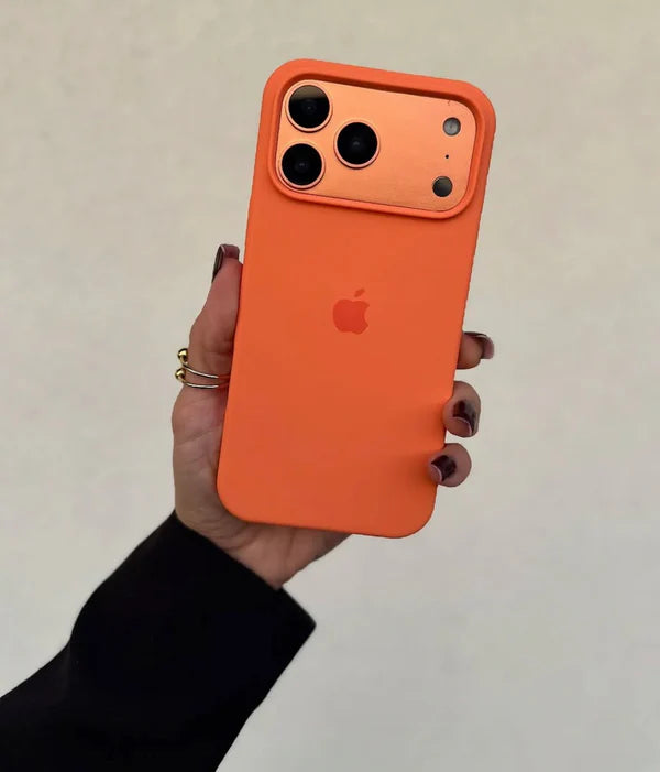Cosmic Orange Silicon Case for iPhone