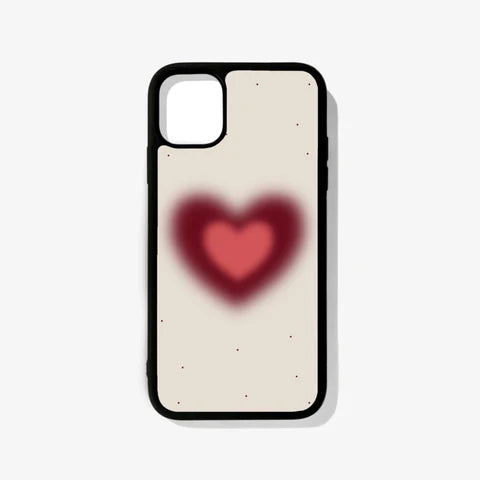 Red Aura Heart Case - Girls Collection