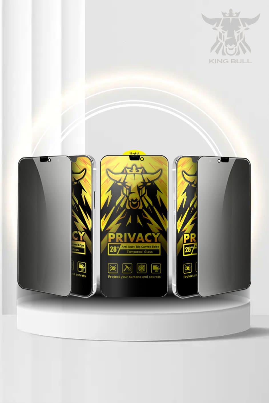 KingBull Privacy Screen Protector - X to 17 Pro Max