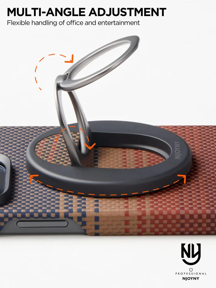 NJOYNY Magnetic Phone Holder & Stand Ring