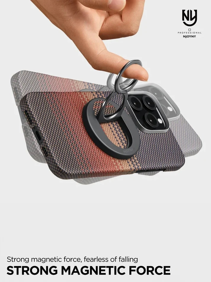 NJOYNY Magnetic Phone Holder & Stand Ring