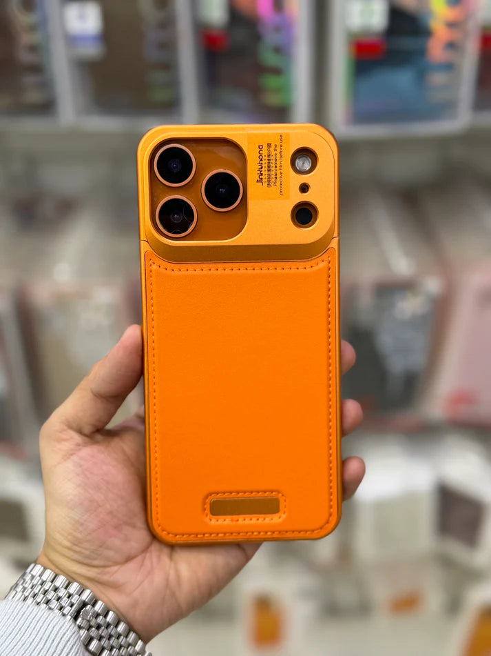Perfume Leather Metallic Premium Case for iPhone
